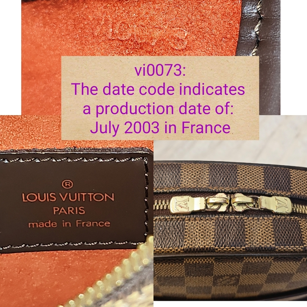 😍🔥Beautiful Condition 🔥 😍 Authentic Louis Vuitton Ipanema Damier Ebene - Picture 8 of 16